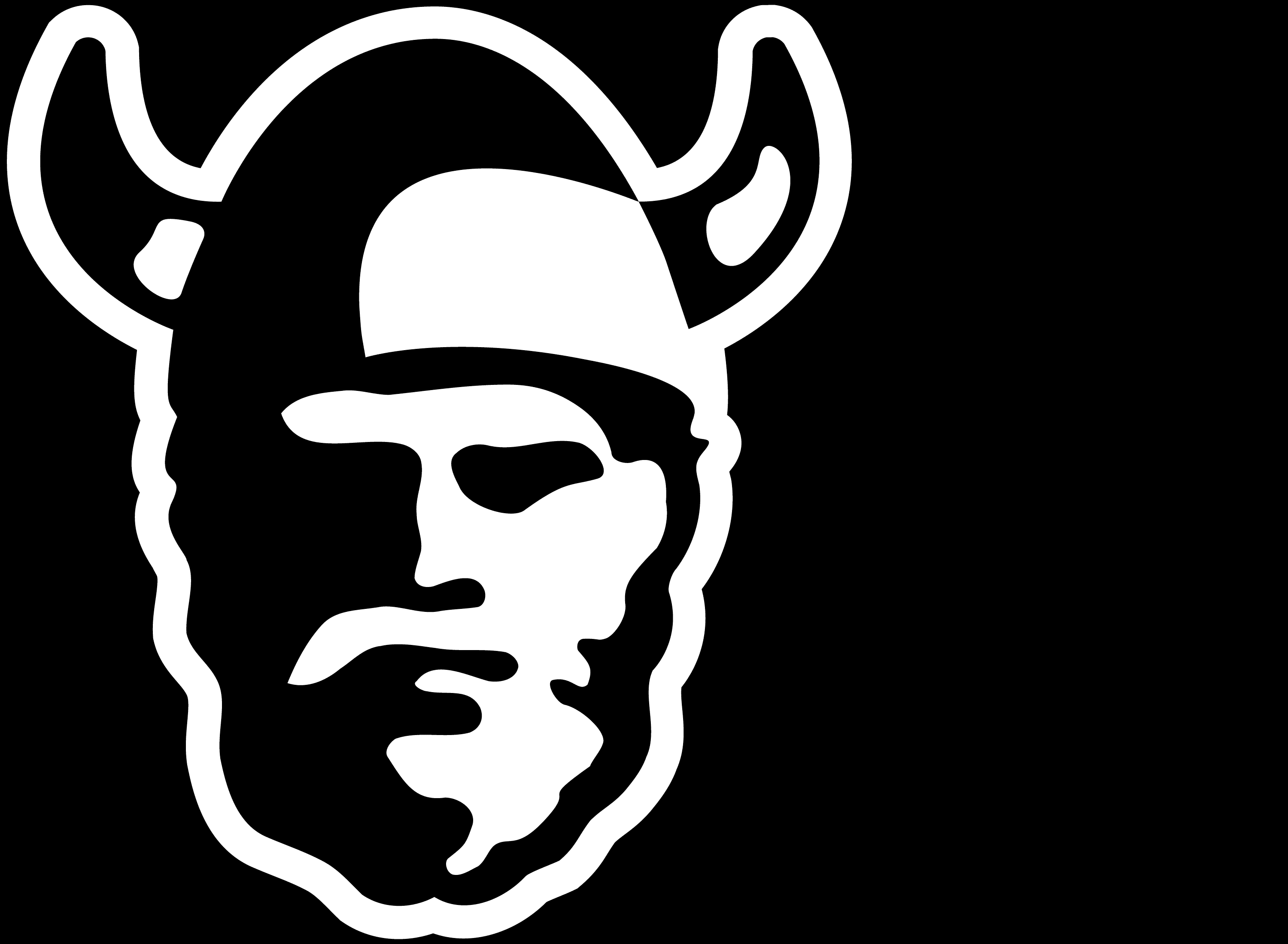 Our Values Background Viking Head