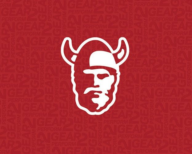 Norseman Logo on red
