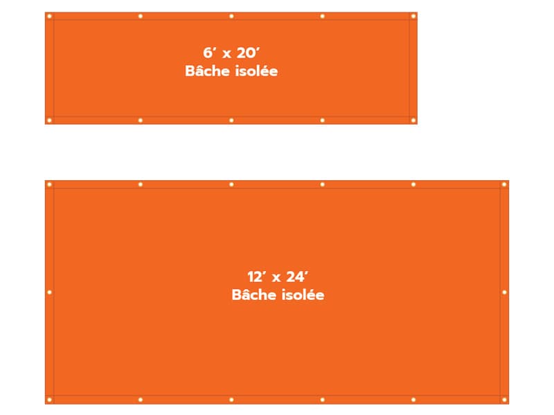 article image insulated tarps size graphic french language article image insulated tarps size graphic french language