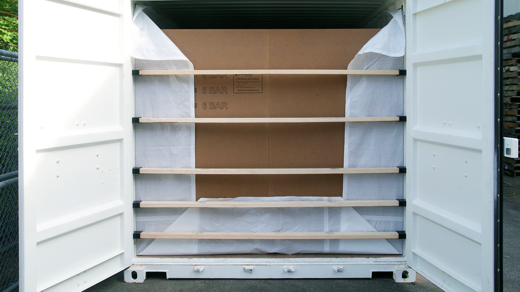 Bulkhead System for Cargo Containers