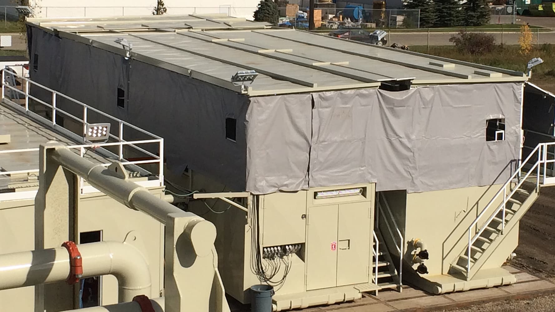 Oil Rigs Cover Drilling Rig Enclosures and Tarps