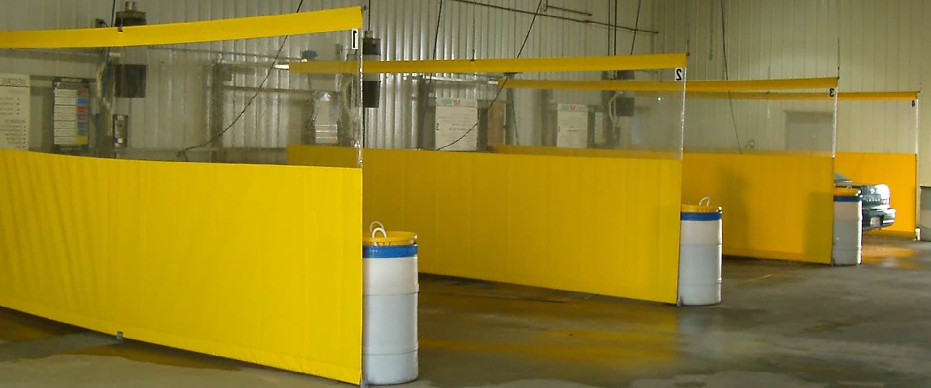 Industrial Divider Curtain Walls